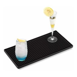 Tapete Escorredor para Louças em Silicone Preto 30x15cm - 3