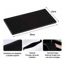 Ver imagem 2 de Tapete Escorredor para Louças em Silicone Preto 30x15cm