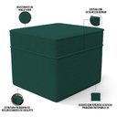Ver imagem 6 de Poltrona de Amamentação com Balanço e Puff Mavie L02 Bouclê Verde - Lyam Decor