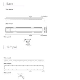 Ralo Linear Inox 75 Cm Saída Extremidade Black Matte Versatile - 8 Ralo Linear Inox 75 Cm Saída Extremidade Black Matte Versatile - 8