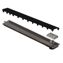 Ralo Linear Inox 75 Cm Saída Extremidade Black Matte Versatile - 2 Ralo Linear Inox 75 Cm Saída Extremidade Black Matte Versatile - 2