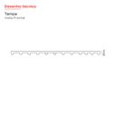 Ver imagem 4 de Ralo Linear Inox 75 Cm Saída Extremidade Black Matte Versatile