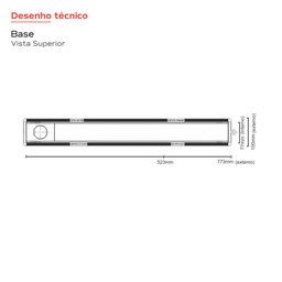 Ralo Linear Inox 75 Cm Saída Extremidade Black Matte Versatile - 5 Ralo Linear Inox 75 Cm Saída Extremidade Black Matte Versatile - 5