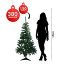Ver imagem 7 de Árvore de Natal Luxo 1,50 Altura Base Pvc 380 Galhos