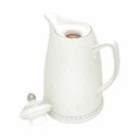 Ver imagem 3 de Garrafa Térmica de Porcelana 900 ml Branco/Prata Wolff