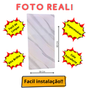 Ver imagem 2 de Placa Adesiva Marmore Brilho Porcelanato 3d 30x60 Kit 10 Un