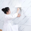 Ver imagem 5 de Placa Adesiva Marmore Brilho Porcelanato 3d 30x60 Kit 10 Un