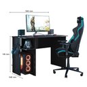 Ver imagem 2 de Mesa Gamer Preto Fosco Qmovi