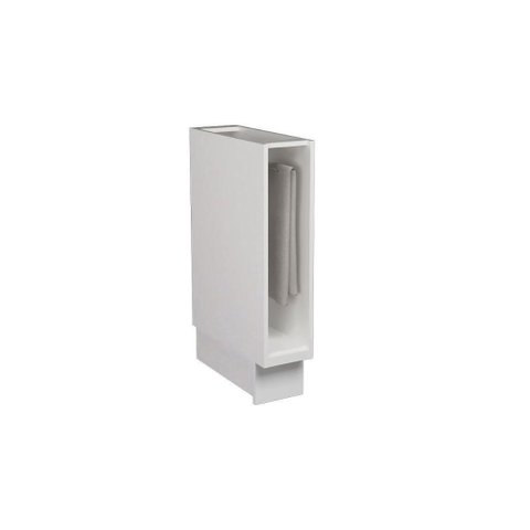 Gabinete de Cozinha Modulado Balcão Évora Ph 3061 Toalheiro S/ Tampo 18.5cm Branco - Herval