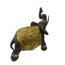 Ver imagem 5 de Elefante Decorativo Grande Gourado Luxo Sala Escritório Fort Line Elefante Dourado, Elefante Grande,
