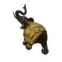 Ver imagem 3 de Elefante Decorativo Grande Gourado Luxo Sala Escritório Fort Line Elefante Dourado, Elefante Grande,