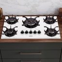 Ver imagem 1 de Cooktop 5 Bocas Itatiaia Itamaster Tripla Chama em Vidro Temperado