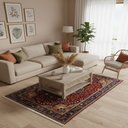 Ver imagem 2 de Tapete Persa Tabriz 1,55 x 0,92m