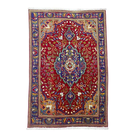 Tapete Persa Tabriz 1,55 x 0,92m