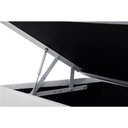 Ver imagem 2 de Base Box Baú Solteirão Blindado NK Camas Sintético Branco 49x96x203
