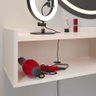 Penteadeira Compacta Classic Bancada Camarim 90 Cm Nicho Porta Maquiagem Quarto Menina Retrô - - 6