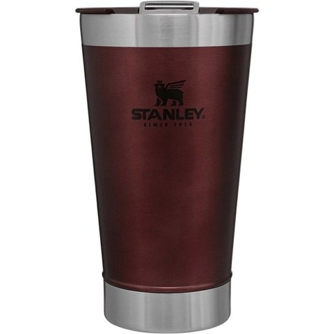 Caneca de Cerveja Stanley Classic Beer Pint com Tampa + Abridor - Bordo 473ml