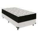 Ver imagem 1 de Cama Box Solteiro Branco + Colchão Casal de Espuma D45 - Ortobom - Airtech 150 58x88x188cm