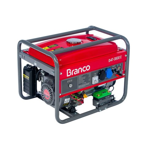 GERADOR BRANCO B4T-3500 3,5 KVA 110V/220V PARTIDA MANUAL