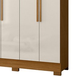 Guarda Roupa Diplomata 236cm 8 Portas Freijó Off White Moval - 2