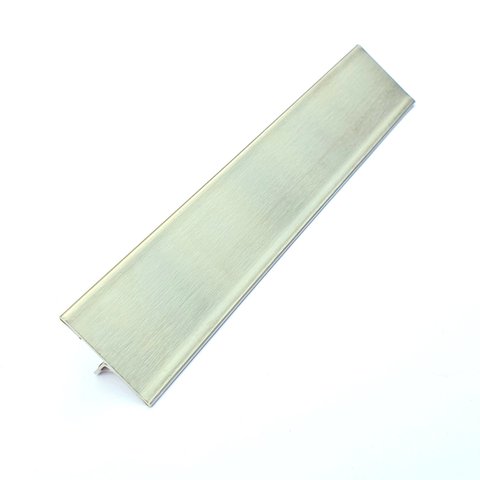 Perfil "t", Aço Inox 304, Escovado - 26 X 2 X 2980 Mm