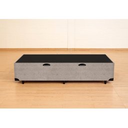 Cama Box Baú Solteirão Serenelife - Chenille Bege - 4