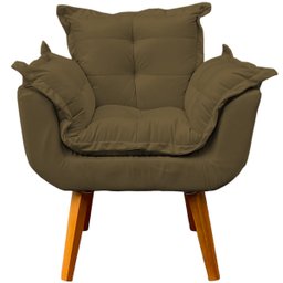 Kit Namoradeira Decorativa + 2 Poltronas Reforçadas Para Amamentação Suede - 5