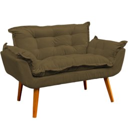 Kit Namoradeira Decorativa + 2 Poltronas Reforçadas Para Amamentação Suede - 2