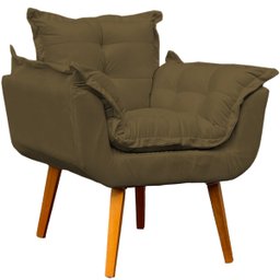 Kit Namoradeira Decorativa + 2 Poltronas Reforçadas Para Amamentação Suede - 4