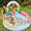 Ver imagem 2 de Piscina Playground 165 Litros Inflável Candy Fun Infantil Intex