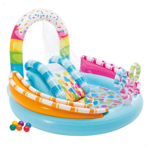 Piscina Playground 165 Litros Inflável Candy Fun Infantil Intex