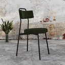 Ver imagem 1 de Cadeira de Jantar Stout Boucle Verde Alga Est.Preta