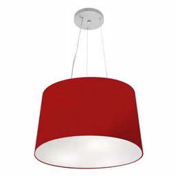 Pendente Cone Bordô MJ-4153 Para Mesa de Jantar e Estar - 1