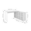 Ver imagem 2 de Jogo Escritório Completo Offenbach Branco