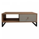 Ver imagem 2 de Mesa de Centro 1 Gaveta 1 Nicho Scandinavian Movenord