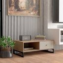 Ver imagem 1 de Mesa de Centro 1 Gaveta 1 Nicho Scandinavian Movenord
