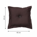 Ver imagem 6 de Almofada Botao Oxford:marrom