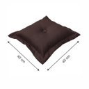 Ver imagem 5 de Almofada Botao Oxford:marrom