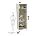 Ver imagem 2 de Paneleiro 70Cm Duplo Luci Legno Crema Com Cinza Puro