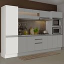 Ver imagem 3 de Paneleiro Armário de Cozinha 100% MDF 2 Portas Branco Smart Madesa