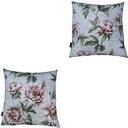 Ver imagem 1 de Kit 2 Capas de Almofada Impermeável Estampa Digital 100% Algodão Flor Rosa 43CMX43CM