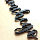 Ver imagem 4 de Adorno De Parede Aconchego / Lettering - Quadro - Frase - 28cm - Toque 3D:Preto