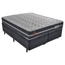 Ver imagem 3 de Cama Box Baú com Colchão King Size Molas Ensacadas New Barcelona Firme Fortezza 193x203 Fortezza Col