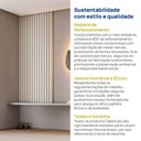 Ver imagem 7 de Painel para TV até 32 Polegadas 80x180cm Ripado Aruá CabeCasa MadeiraOriginals Off White
