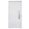 Porta de Alumínio Pivotante Com Puxador Lado Direito 210x100cm Branco Allo Esquadrias - 1