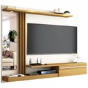 Ver imagem 2 de Painel para TV Até 55 Polegadas com Led Tulum 1 Porta Off White/Cinamomo - Panorama Móveis