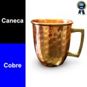 Ver imagem 2 de Caneca Copo Moscow Mule Cobre Puro Medieval - 400ml