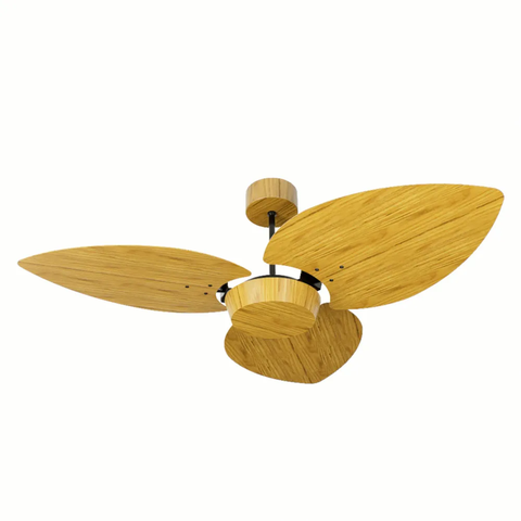 Ventilador de Teto Natuvent Dahlia No Light 3 Pás Madeira Freijó 220v