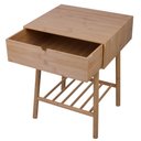Ver imagem 3 de Mesa de Cabeceira Bambu Cazza Serene 40x35x50,5cm