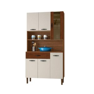 Armário de Cozinha Pequeno 6 Portas 1 Gaveta Golden Kits Paraná